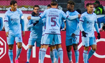 Bolívar superó 3-2 a Grêmio en La Paz y tomó una pequeña ventaja antes de la revancha en Brasil.