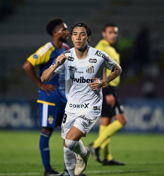 Santos goleó 4-1 a Universidad Central en Venezuela y quedó muy cerca de avanzar a los octavos de final de la Copa Sudamericana.