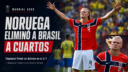 Noruega eliminó 2-1 a Brasil del Mundial 2026 con un doblete de Erling Haaland y avanzó por primera vez a los cuartos de final.