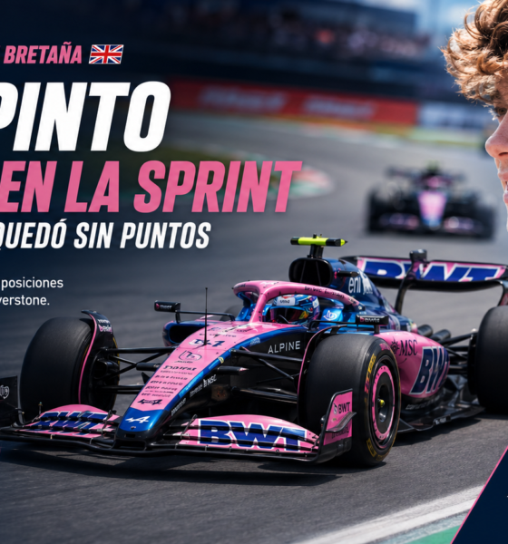Colapinto largó de gran manera en Silverstone, ganó cinco posiciones en el inicio, pero Alpine no pudo sostener el ritmo ante Racing Bulls.
