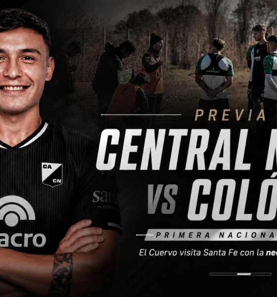 Central Norte visita a Colón en Santa Fe en un duelo que enfrenta la urgencia del Cuervo con las aspiraciones de ascenso del Sabalero.