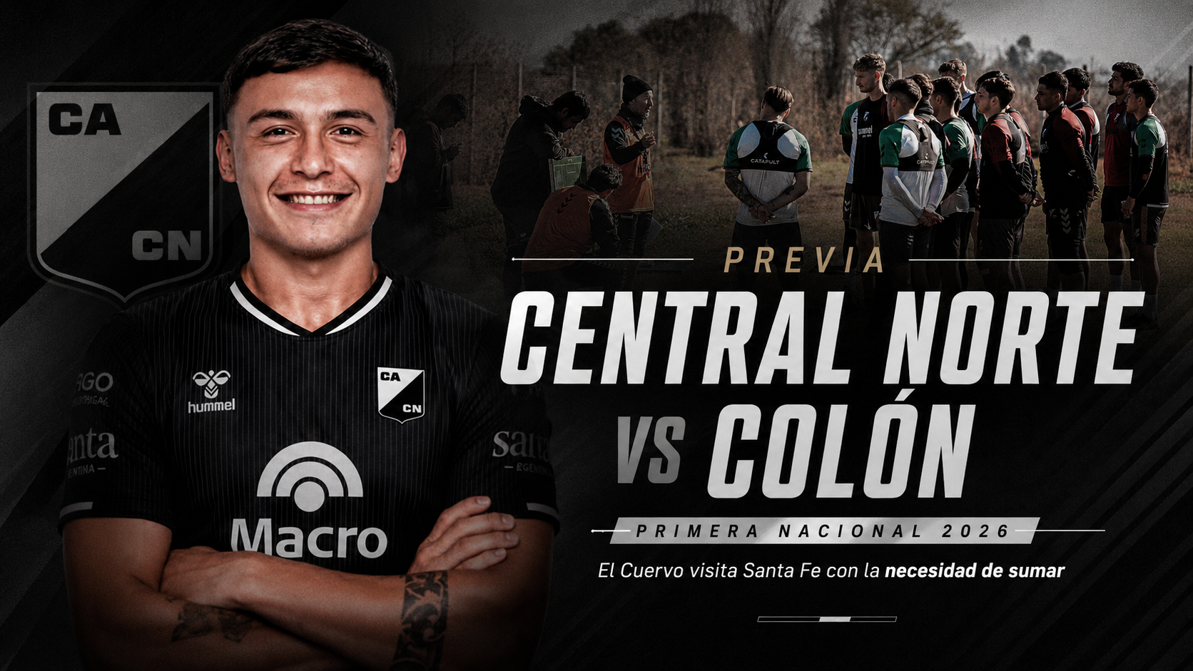 Central Norte visita a Colón en Santa Fe en un duelo que enfrenta la urgencia del Cuervo con las aspiraciones de ascenso del Sabalero.