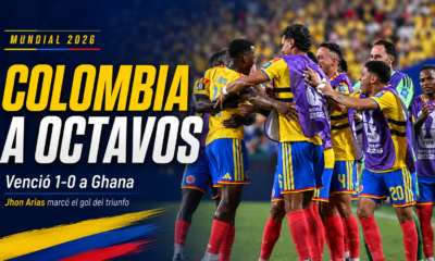 Colombia superó 1-0 a Ghana con gol de Jhon Arias y avanzó a los octavos de final del Mundial 2026, donde enfrentará a Suiza.