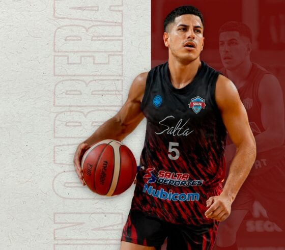Martín Cabrera se convirtió en nuevo refuerzo de Salta Basket y llega desde Unión de Santa Fe para jerarquizar el plantel de Los Infernales.