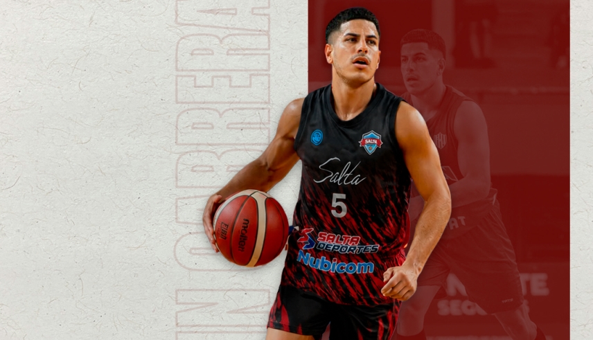 Martín Cabrera se convirtió en nuevo refuerzo de Salta Basket y llega desde Unión de Santa Fe para jerarquizar el plantel de Los Infernales.