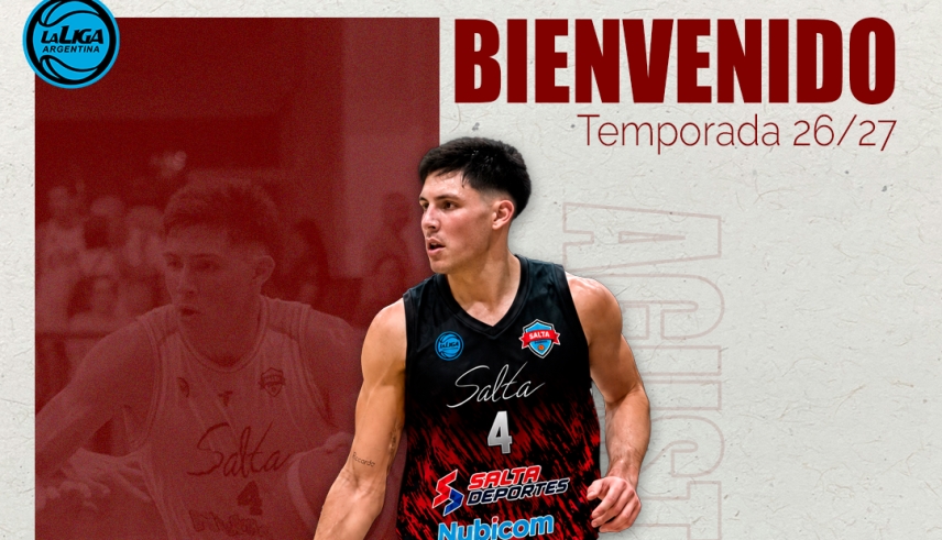 El escolta chaqueño Agustín Jara volverá a vestir la camiseta de Salta Basket en la temporada 2026/27 de La Liga Argentina. Tras su paso por Independiente de Oliva y Platense en la Liga Nacional, regresa a Los Infernales como una pieza de jerarquía para el equipo que conducirá Ariel Rearte.