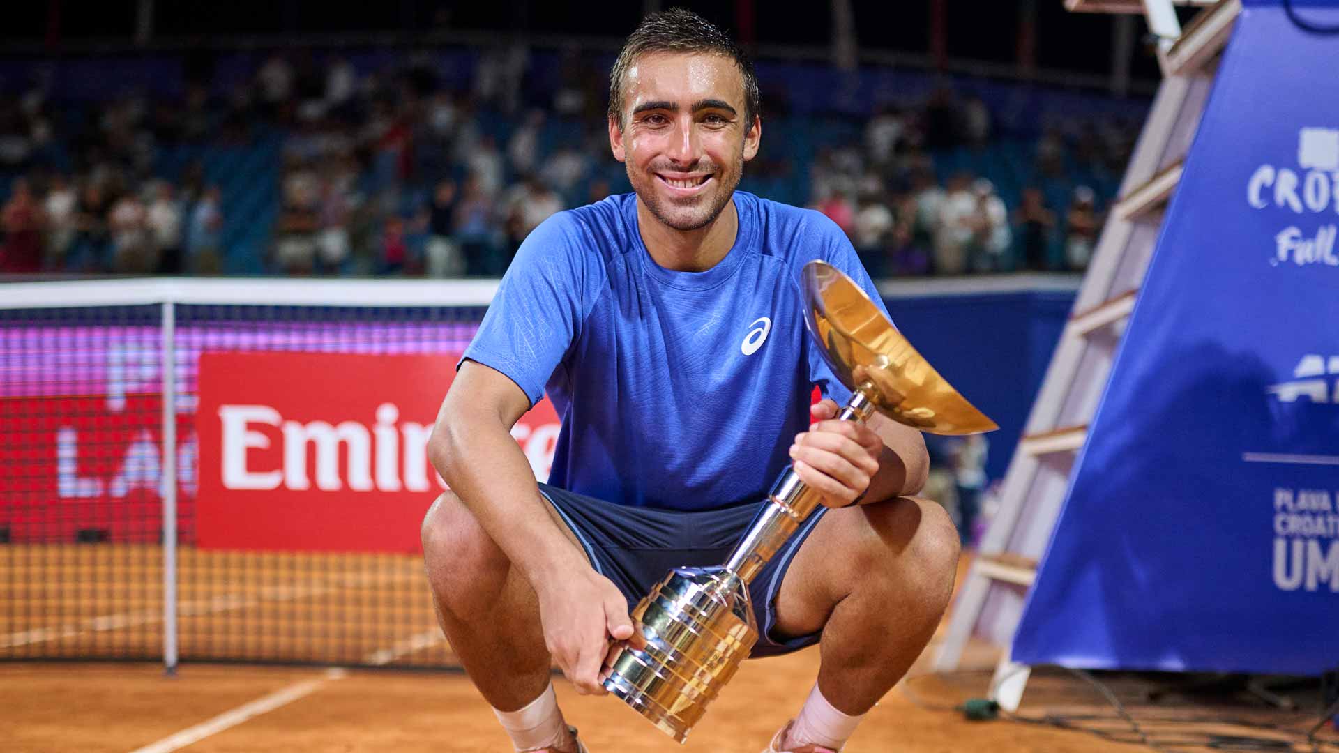 Daniel Mérida ganó su primer título ATP en Umag y confirmó su irrupción entre las grandes promesas del circuito mundial.