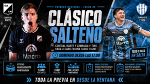 Central Norte y Gimnasia y Tiro protagonizan una nueva edición del clásico salteño. Cómo llegan, formaciones probables, bajas, antecedentes, entradas, árbitro y operativo en el Martearena.
