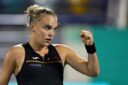 Sara Bejlek tras eliminar a Aryna Sabalenka en Cincinnati 2026