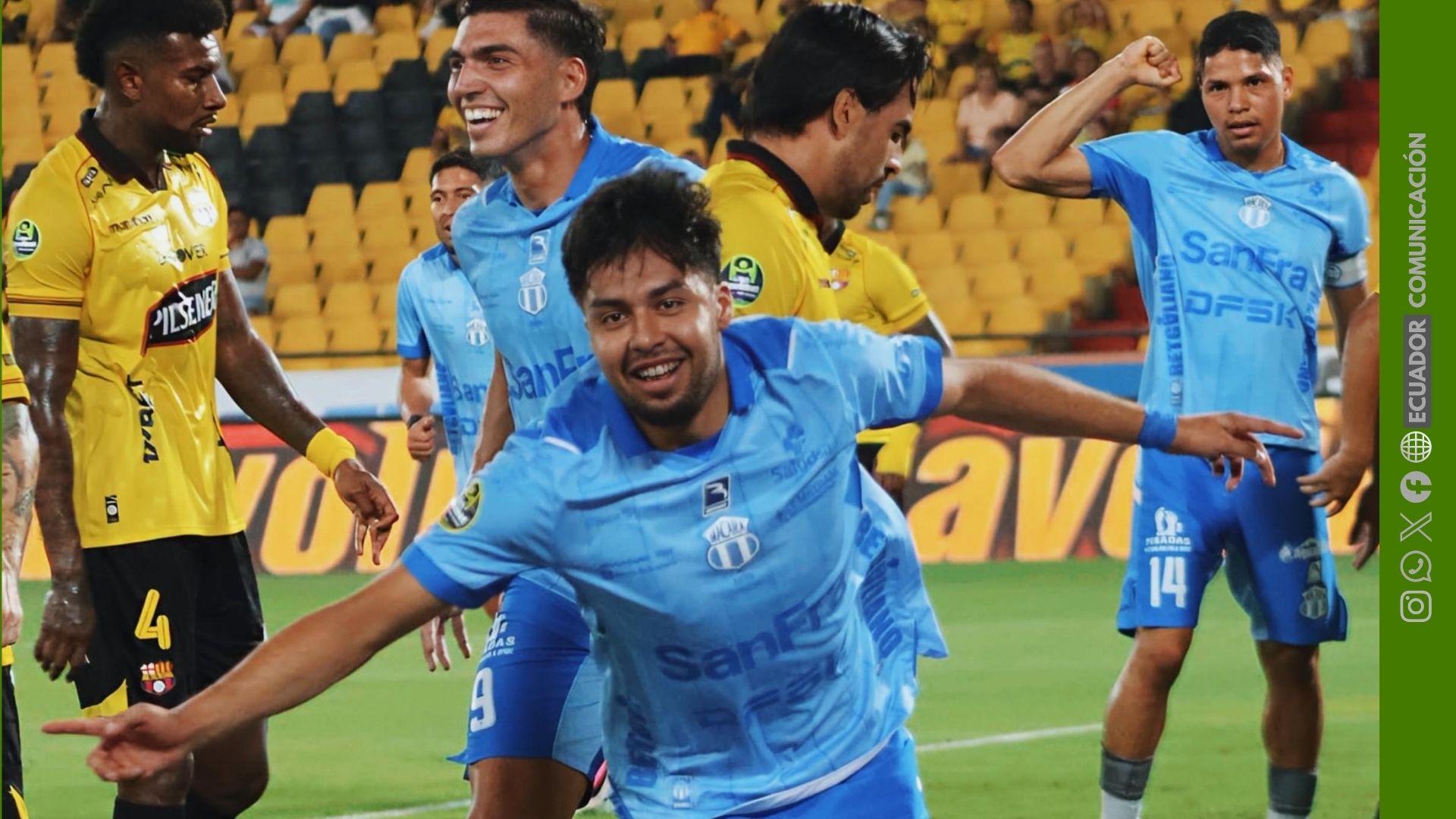 Macará derrotó a Barcelona y Aucas goleó a Leones para alcanzar los 41 puntos en la LigaPro de Ecuador.