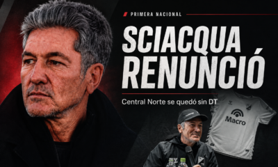 Sciacqua presentó una renuncia indeclinable después del clásico salteño y Central Norte deberá encontrar entrenador en plena lucha por mantener la categoría.