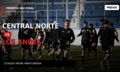 Central Norte recibirá a Los Andes con cambios, bajas importantes y la obligación de ganar para comenzar a salir de la zona de descenso.