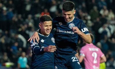 Independiente Rivadavia venció 2-1 a Estudiantes de Río Cuarto con un doblete de Álex Arce y se mantiene como único líder de la Tabla Anual.