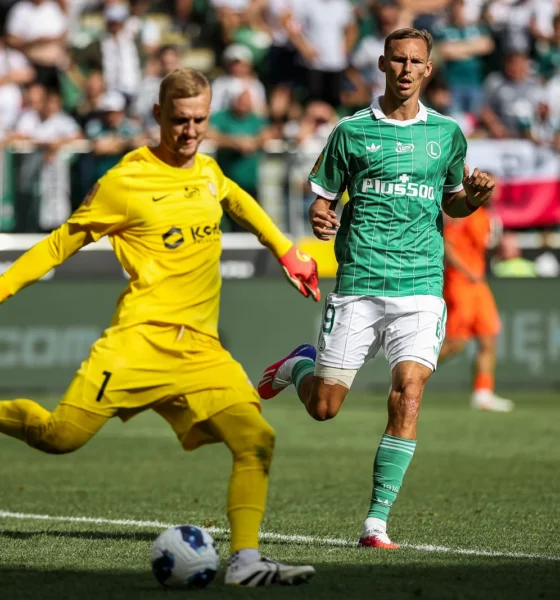 Legia y Jagiellonia encabezan la Ekstraklasa después de una segunda fecha marcada por los goles y las remontadas.