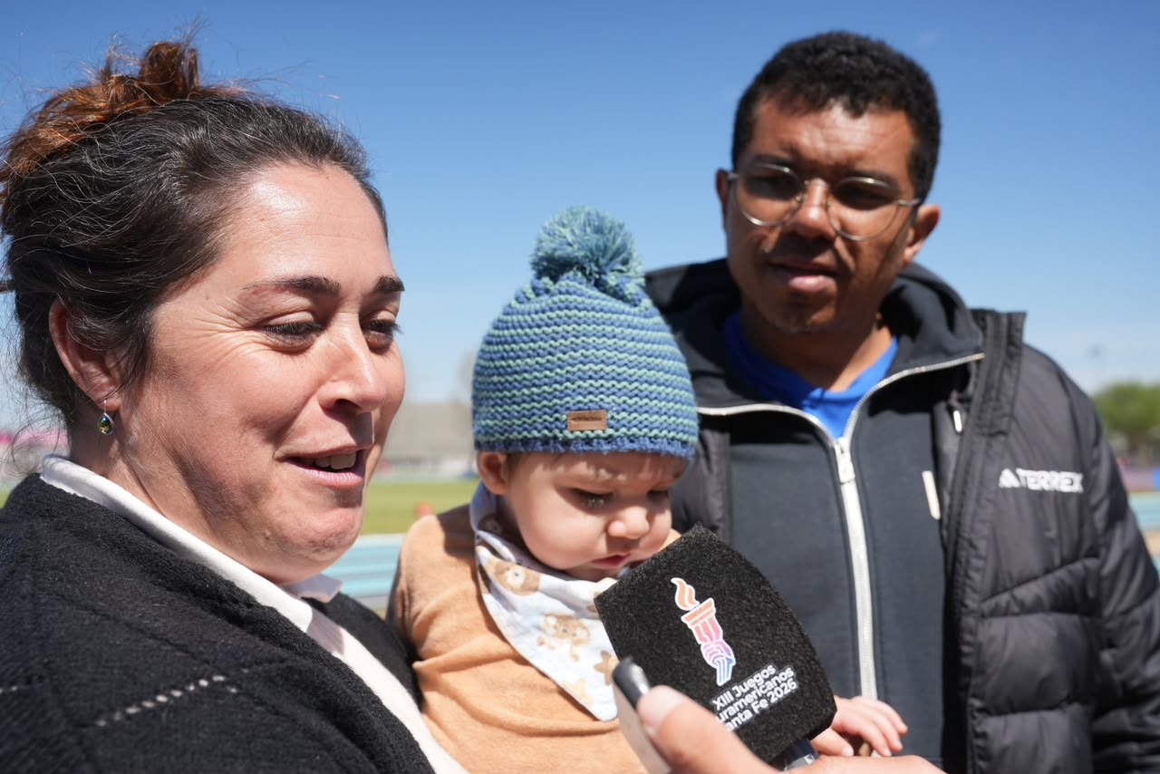 El atletismo unió a Rocío Comba y Eder Souza en 2008, los reencontró doce años después y ahora los llevó a Santa Fe 2026 como una familia.