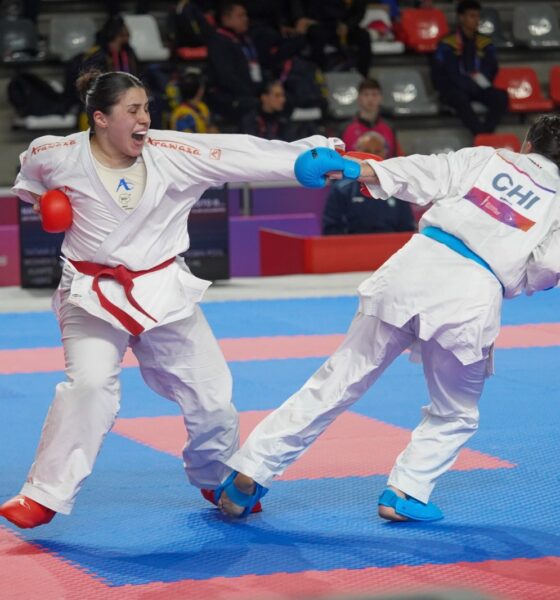 María Jazmín Ichiki convirtió su debut en los Juegos Suramericanos en una medalla de plata para Argentina en kumite hasta 61 kilos.