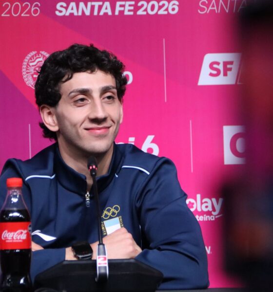 Luca Alfieri ganó el bronce con el equipo argentino de gimnasia artística y celebró la posibilidad de competir ante su público en Rosario