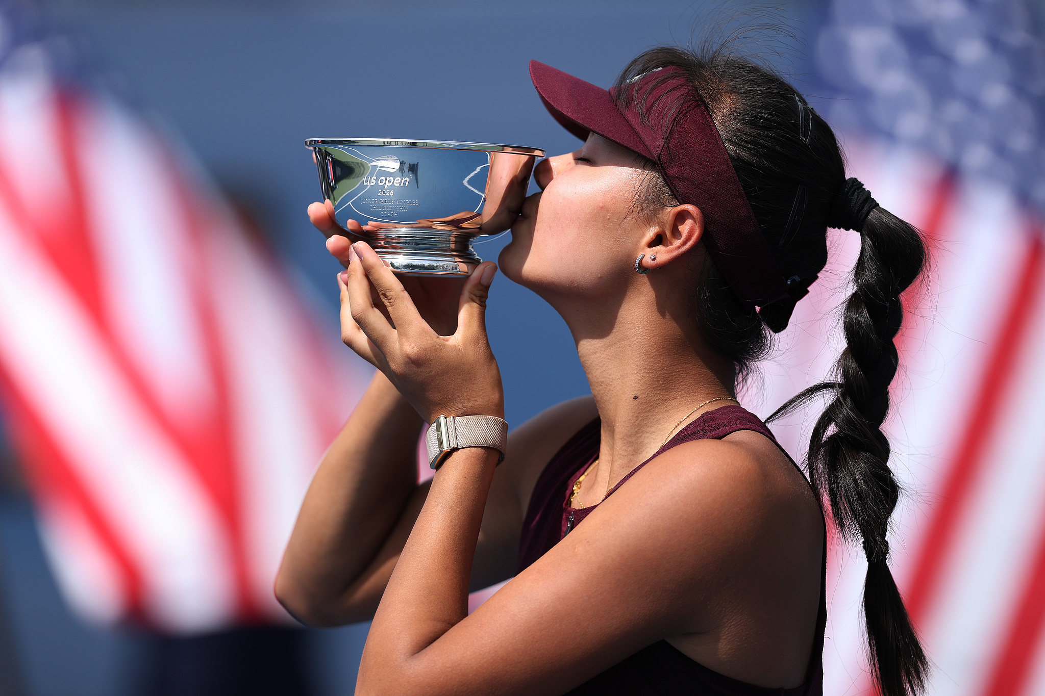 Xinran Sun venció a Anna Pushkareva por 6-4, 4-6 y 6-0 y conquistó el título femenino del US Open Junior.
