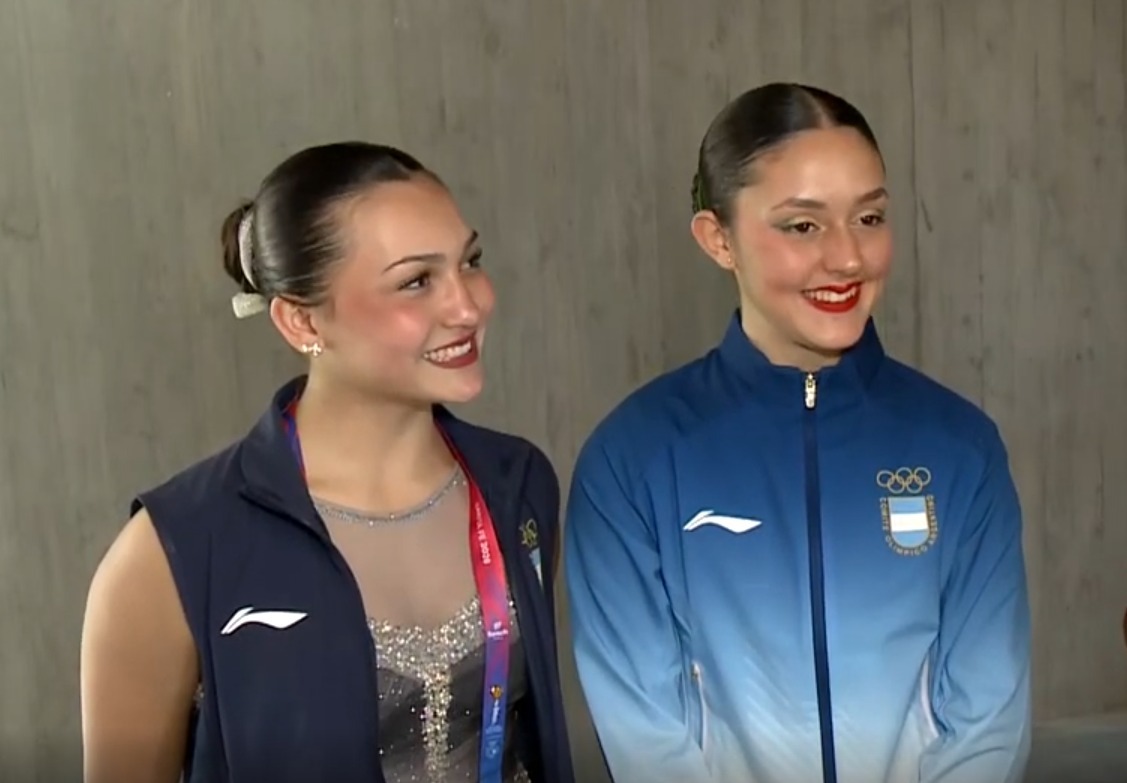 Valentina Longo y Micaela Lopetegui lograron las medallas de plata y bronce para Argentina en patinaje artístico en Santa Fe 2026.