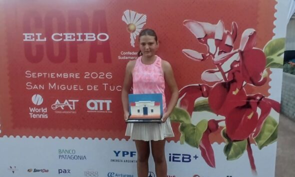 Inés Mardones, campeona del COSAT de Tucumán