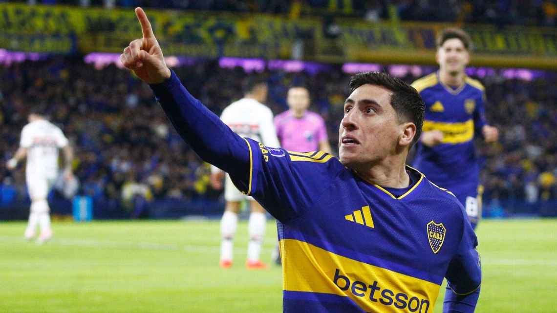 Boca derrotó 1-0 a São Paulo con gol de Miguel Merentiel y tomó ventaja en los cuartos de final de la Copa Sudamericana 2026.