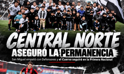 Central Norte aseguró su permanencia en la Primera Nacional tras el empate 0-0 de San Miguel ante Defensores de Belgrano.