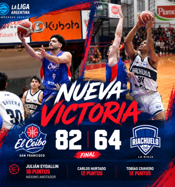 El Ceibo derrotó 82-64 a Riachuelo y logró su primer triunfo como local en La Liga
