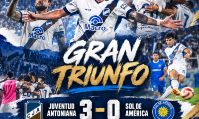 Juventud Antoniana goleó 3-0 a Sol de América con goles de Assennato, Muné y Vicedo y quedó muy cerca de los cuartos del Federal A.
