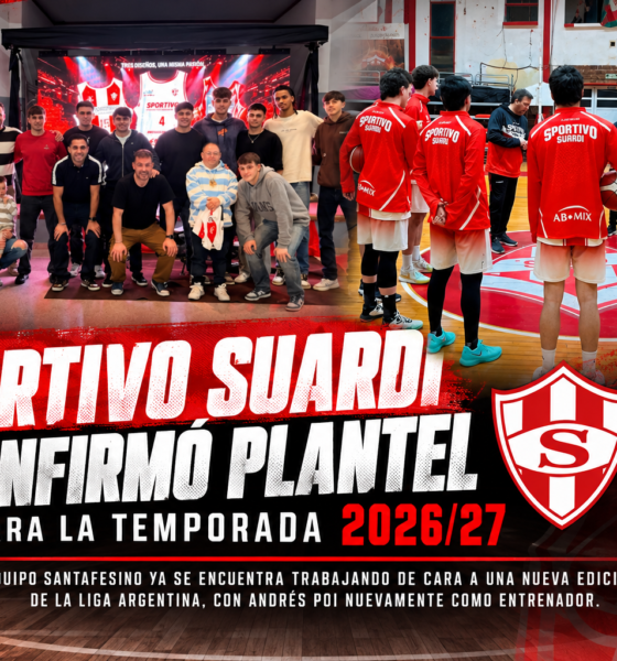 Sportivo Suardi presentó su plantel para la Liga Argentina 2026/27, con Andrés Poi como entrenador, nuevas incorporaciones y debut confirmado ante Bochas.