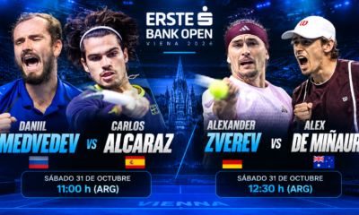 Alcaraz-Medvedev y Zverev-De Miñaur protagonizan las semifinales del ATP 500 de Viena, con el título y la clasificación a Turín en juego.
