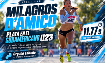 Milagros D’Amico ganó plata en el Sudamericano U23