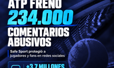 ATP Safe Sport combate el acoso digital contra tenistas profesionales mediante inteligencia artificial y moderación de redes sociales.