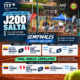 Semifinales de singles y finales de dobles del ITF J200 Salta 2026 en Sporting Club Salta.