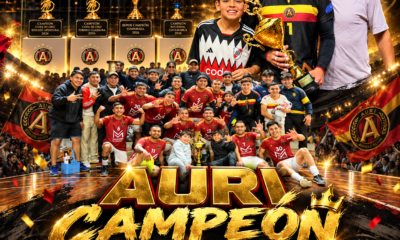 Auri venció 6-4 a Deportivo Limache después de remontar un 3-4 y se quedó con el título del Clausura 2026 de Futsal.