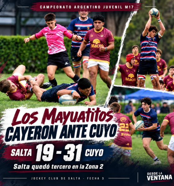 Los Mayuatitos perdieron 31-19 ante Cuyo y quedaron fuera de las semifinales por el título del Argentino Juvenil M17. Ahora enfrentarán a Uruguay.