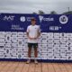 Alessandro Rubini García Belaunde, campeón de singles y dobles masculino del ITF J200 Salta 2026 en el Sporting Club Salta.