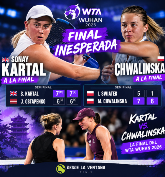 Sonay Kartal y Maja Chwalinska protagonizarán la final del WTA Wuhan 2026 después de eliminar a Jelena Ostapenko e Iga Swiatek.