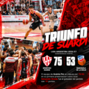 Sportivo Suardi venció 75-53 a Riachuelo en su debut como local por la Liga Argentina. Sebastián Braida fue la figura con 19 puntos.