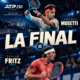 Lorenzo Musetti salvó cuatro match points ante Flavio Cobolli y enfrentará a Taylor Fritz en la final del ATP Lyon 2026.