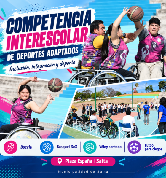 Salta realizó una competencia interescolar de deportes adaptados