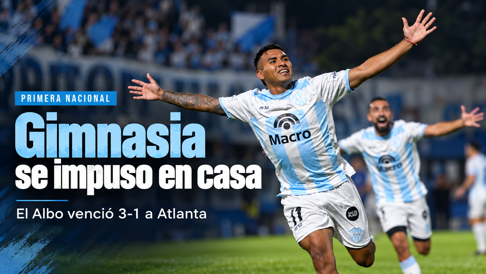 Gimnasia y Tiro superó a Atlanta con goles de Rojas y Capano y quedó muy bien posicionado a falta de dos fechas.