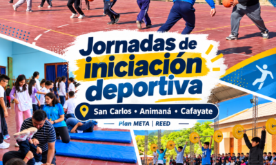 Salta realizó jornadas de iniciación deportiva en San Carlos, Animaná y Cafayate, con chicos de 8 a 16 años y 12 profesores.
