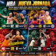 Boston derrotó a New York, Lakers ganó el clásico y Atlanta logró una goleada histórica. Resultados, estadísticas y figuras de la NBA.