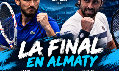 Medvedev jugará la final del Almaty Open 2026 ante Basilashvili, que eliminó a Tsitsipas. El ruso busca defender su título.