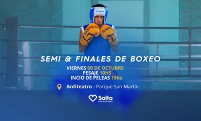 Semifinales y finales del Torneo Municipal de Boxeo en el Anfiteatro Cuchi Leguizamón de Salta.